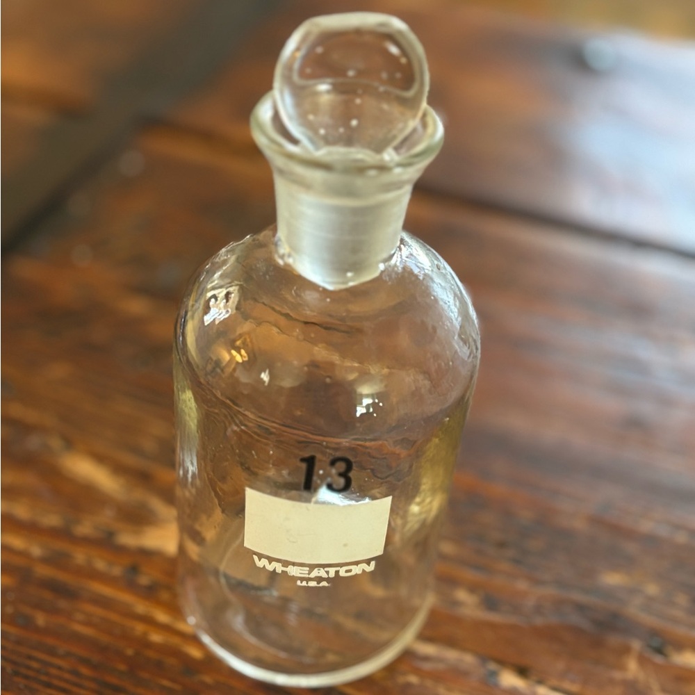 Wheaton Clear Glass Bottle